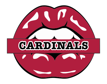 Arizona Cardinals Lips Logo vinyl decal